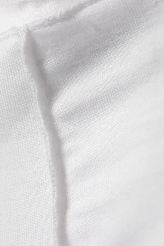 Soft Mock Neck Top – White