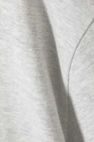 Soft Oversized T-Shirt – Light Grey Melange
