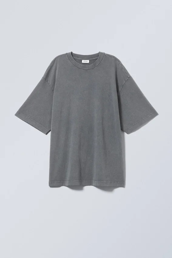 Soft Oversized T-Shirt – Washed Dusty Blue Soft Oversized T-Shirt – Washed Dusty Blue