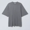 Soft Oversized T-Shirt – Washed Dusty Blue Soft Oversized T-Shirt – Washed Dusty Blue