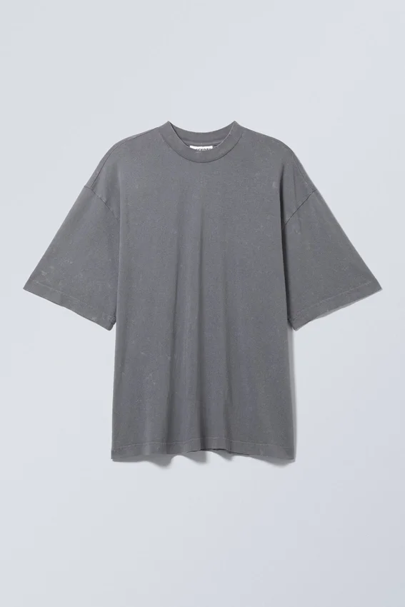 Soft Oversized T-Shirt – Washed Dusty Blue Soft Oversized T-Shirt – Washed Dusty Blue