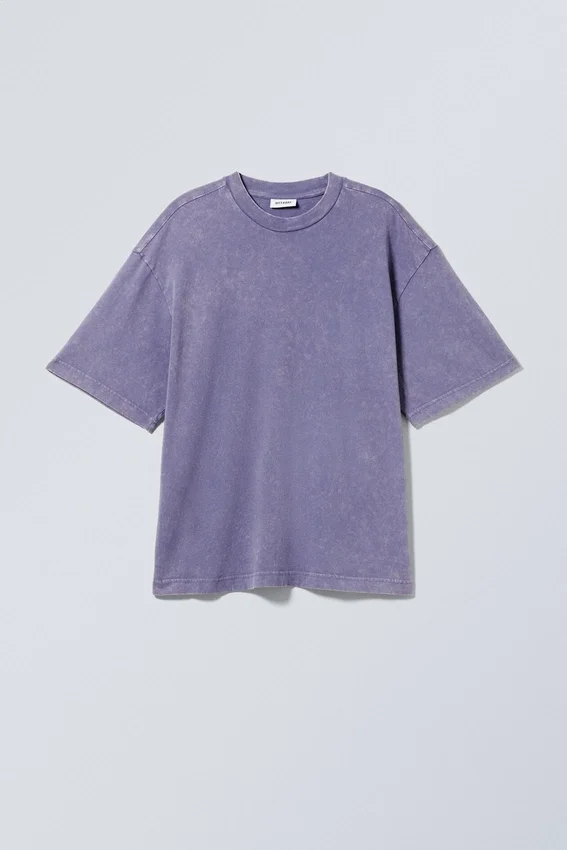 Soft Oversized T-Shirt – Washed Purple Soft Oversized T-Shirt – Washed Purple