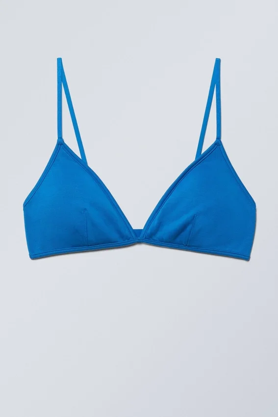 Soft Padded Modal Bra – Bright Blue Soft Padded Modal Bra – Bright Blue
