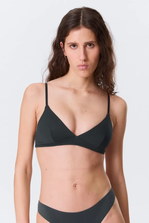 Soft Padded Triangle Bra – Black Soft Padded Triangle Bra – Black