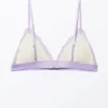 Soft Padded Triangle Bra – Dusty White & Lilac Soft Padded Triangle Bra – Dusty White & Lilac