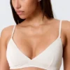 Soft Padded Triangle Bra – Washed Light Mole