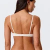 Soft Padded Triangle Bra – Washed Light Mole