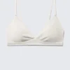 Soft Padded Triangle Bra – Washed Light Mole