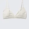 Soft Padded Triangle Bra – Washed Light Mole