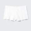 Soft Pointelle Pyjama Shorts – White Soft Pointelle Pyjama Shorts – White
