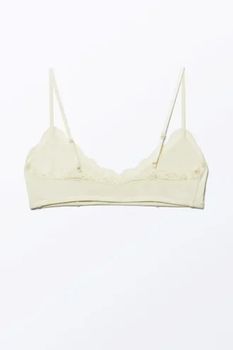 Soft Pull-Over Scoop Neck Bra – Dusty White