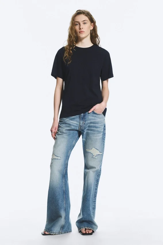 Soft Regular Fit Cotton T-Shirt – Dark Navy Blue Soft Regular Fit Cotton T-Shirt – Dark Navy Blue