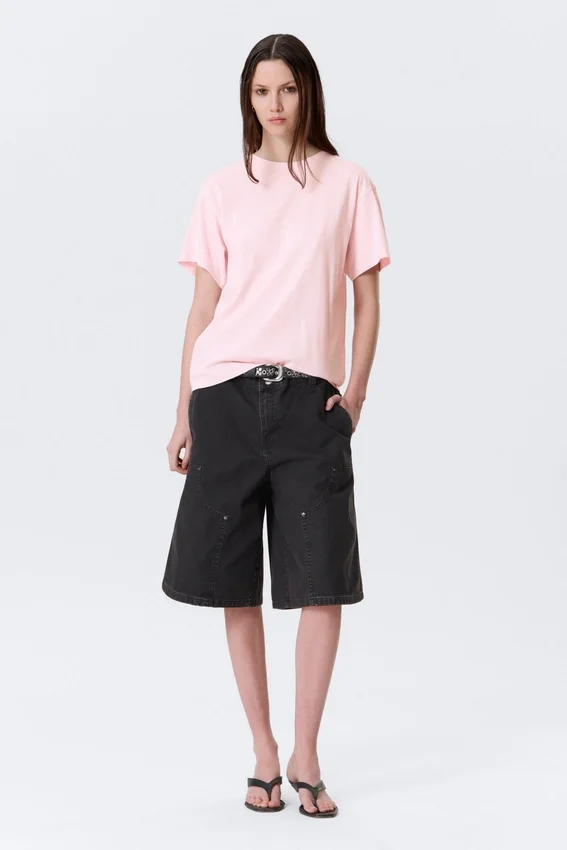 Soft Regular Fit Cotton T-Shirt – Light Pink Soft Regular Fit Cotton T-Shirt – Light Pink