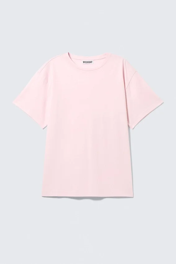 Soft Regular Fit Cotton T-Shirt – Light Pink Soft Regular Fit Cotton T-Shirt – Light Pink