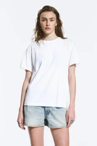 Soft Regular Fit Cotton T-Shirt – White Soft Regular Fit Cotton T-Shirt – White