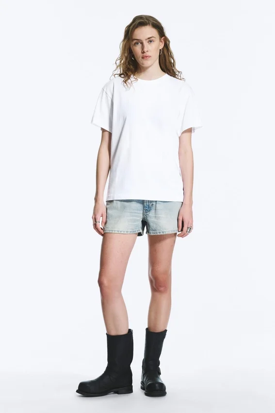Soft Regular Fit Cotton T-Shirt – White Soft Regular Fit Cotton T-Shirt – White
