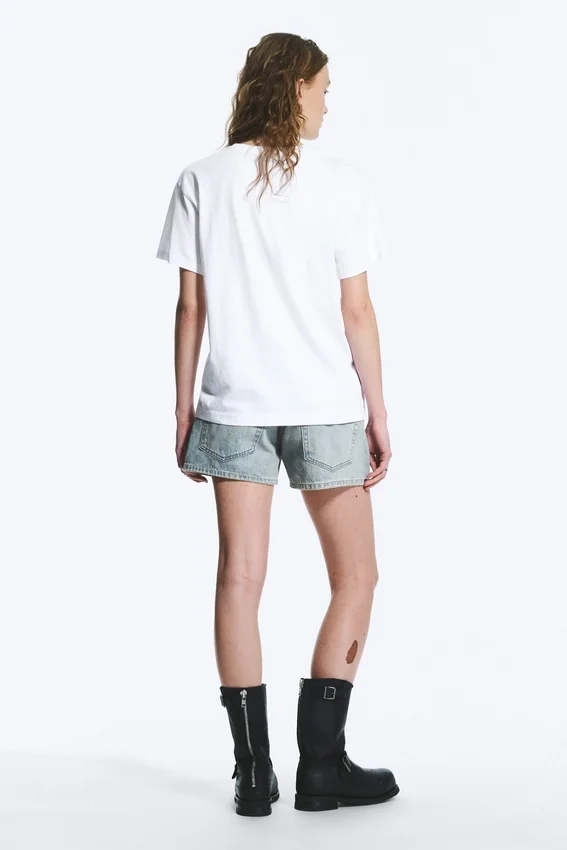 Soft Regular Fit Cotton T-Shirt – White Soft Regular Fit Cotton T-Shirt – White