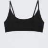 Soft Seamless Scooped Bra – Black Soft Seamless Scooped Bra – Black