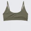 Soft Seamless Scooped Bra – Dark Khaki Green Soft Seamless Scooped Bra – Dark Khaki Green