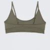 Soft Seamless Scooped Bra – Dark Khaki Green Soft Seamless Scooped Bra – Dark Khaki Green