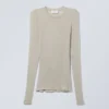 Soft Sheer Long Sleeve Top – Light Mole Soft Sheer Long Sleeve Top – Light Mole
