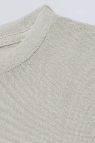 Soft Sheer Long Sleeve Top – Light Mole