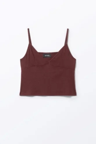 Soft Strap Top – Dark Red