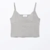 Soft Strap Top – Grey Melange