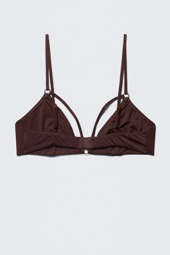 Soft Strap Triangle Bra – Burgundy Soft Strap Triangle Bra – Burgundy