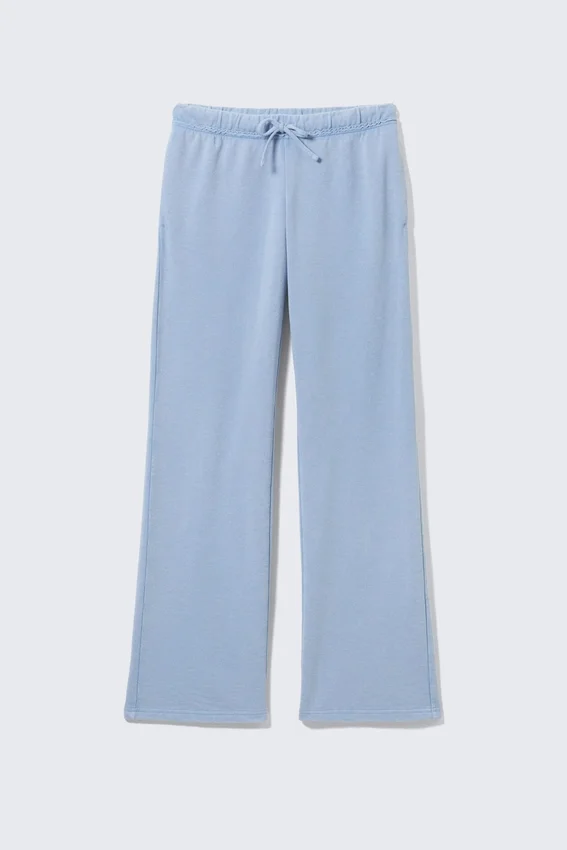 Soft Terry Pyjama Bottoms – Dusty Blue Soft Terry Pyjama Bottoms – Dusty Blue