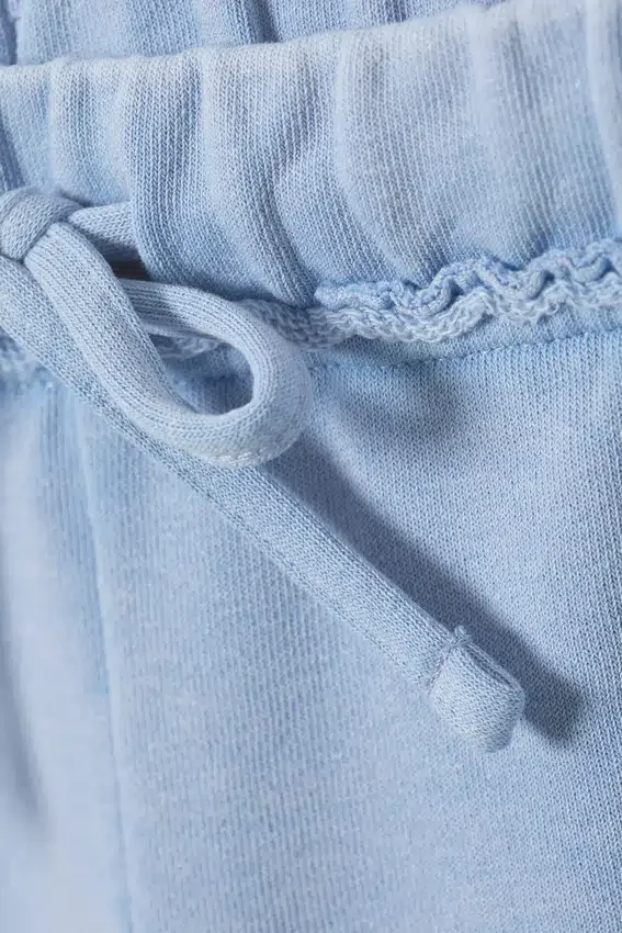 Soft Terry Pyjama Bottoms – Dusty Blue Soft Terry Pyjama Bottoms – Dusty Blue
