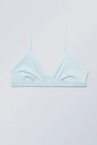 Soft Triangle Bralette – Baby Blue