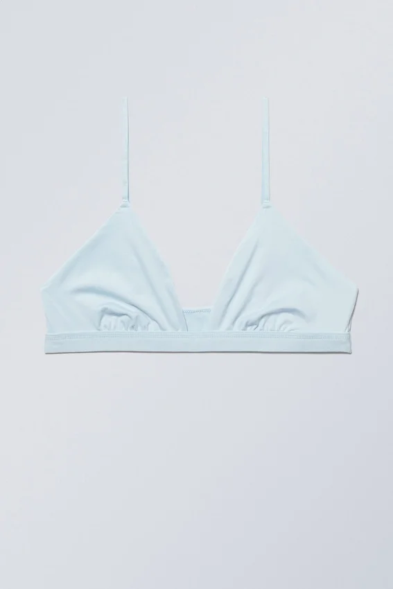 Soft Triangle Bralette – Baby Blue Soft Triangle Bralette – Baby Blue