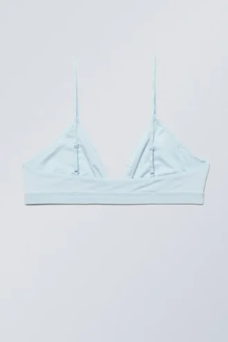 Soft Triangle Bralette – Baby Blue