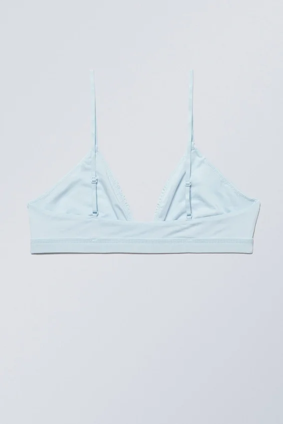 Soft Triangle Bralette – Baby Blue Soft Triangle Bralette – Baby Blue