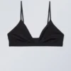 Soft Triangle Bralette – Black Soft Triangle Bralette – Black