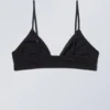 Soft Triangle Bralette – Black Soft Triangle Bralette – Black