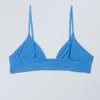 Soft Triangle Bralette – Blue