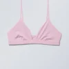 Soft Triangle Bralette – Light Pink Soft Triangle Bralette – Light Pink