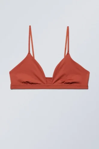 Soft Triangle Bralette – Rust Soft Triangle Bralette – Rust