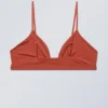 Soft Triangle Bralette – Rust Soft Triangle Bralette – Rust