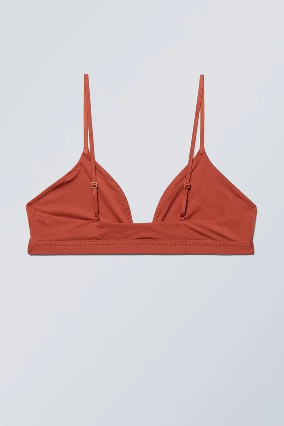 Soft Triangle Bralette – Rust Soft Triangle Bralette – Rust