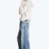 Solar Loose Wide Leg Unisex Jeans – Blue Horses – Medium Blue Solar Loose Wide Leg Unisex Jeans – Blue Horses – Medium Blue