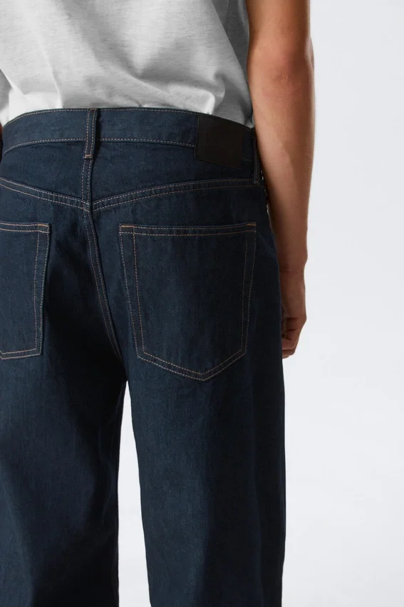 Solar Loose Wide Leg Unisex Jeans – Blue Rinse – Dark Blue Solar Loose Wide Leg Unisex Jeans – Blue Rinse – Dark Blue