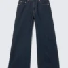 Solar Loose Wide Leg Unisex Jeans – Blue Rinse – Dark Blue Solar Loose Wide Leg Unisex Jeans – Blue Rinse – Dark Blue