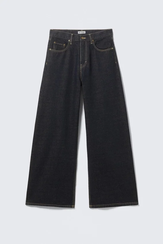 Solar Loose Wide Leg Unisex Jeans – Emerald Rinse – Dark Blue Solar Loose Wide Leg Unisex Jeans – Emerald Rinse – Dark Blue