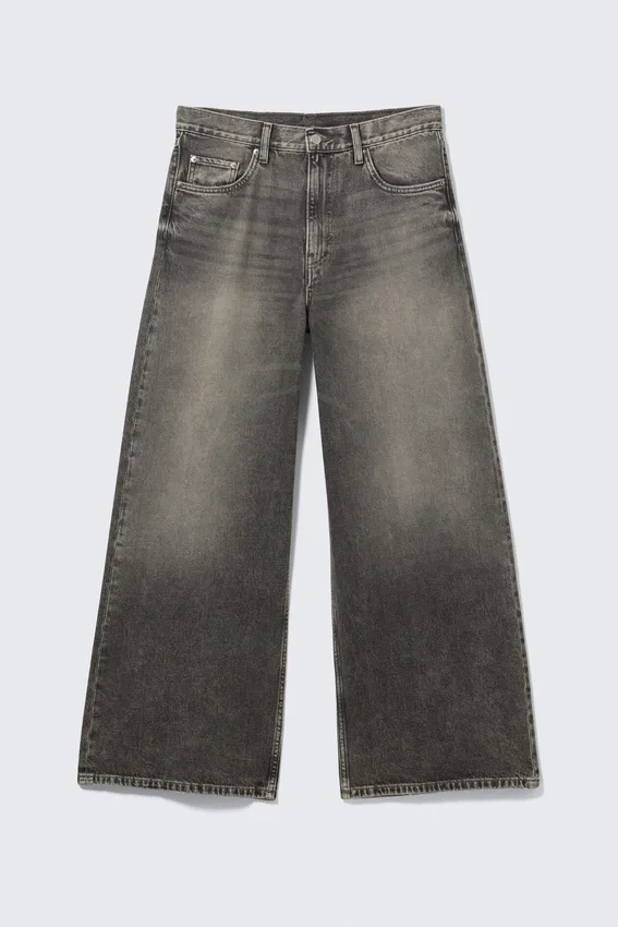 Solar Loose Wide Leg Unisex Jeans – Redondo Black – Washed Black Solar Loose Wide Leg Unisex Jeans – Redondo Black – Washed Black