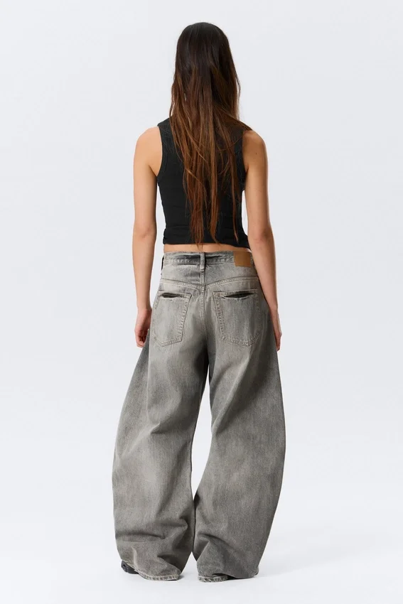 Solera Loose Barrel Jeans – Canyon Grey – Medium Grey Solera Loose Barrel Jeans – Canyon Grey – Medium Grey