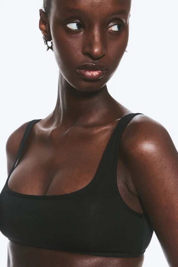 Soul Micro Scooped Soft Bra – Black Soul Micro Scooped Soft Bra – Black