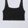 Soul Scoop Neck Soft Bra – Black Soul Scoop Neck Soft Bra – Black